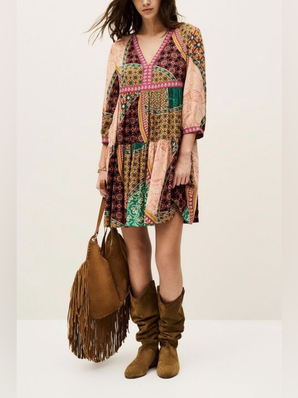 Ba&sh Fingston boho dress size M!